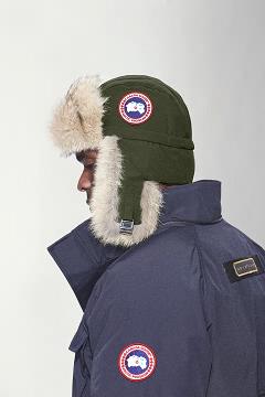 Accesorios Canada Goose Hombre Mexico - Aviator Gorros Verdes GB0491637